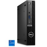 Desktops PC Dell Mini PC OptiPlex 7020 MFF cu procesor Intel&reg; Core&trade; i7 14700T pana la 5.2GHz, 16GB DDR5 RAM, 512GB SSD, Intel UHD Graphics, Ubuntu, Bl