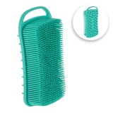 Burete de baie din silicon, dublu, verde, CMCLASS