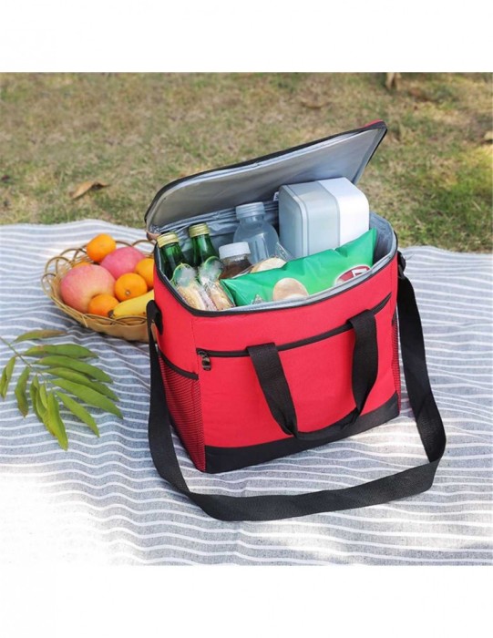 Geanta Termoizolanta pentru Picnic sau Plaja capacitate 16l Rosie
