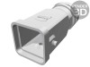 Carcasă HARTING pentru conectori HAN dimensiune 3A pe cablu drept