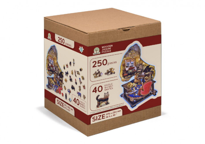 Puzzle din lemn, Gramofonul bunicilor, 250 piese