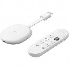 Chromecast New 2022 With Google TV (HD) Snow Alb foto