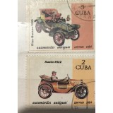 (A) Timbre straine serii tematica Tehnica Masini Cuba