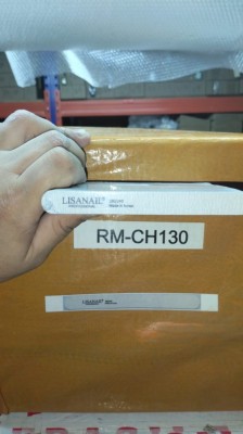 Pilă de unghii Lisanail, Made in korea, 13 cm, 180/240 foto
