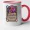 Cana maner rosu personalizata HearthStone - Enchanter, INOVATIX&reg;. 330ml