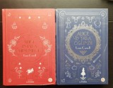 2 titluri LEWIS CARROLL: Alice &icirc;n Țara Minunilor * Alice &icirc;n Țara Oglinzii (ediție cartonată, LITERA, cărți noi)