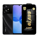 Folie de Protectie pentru Xiaomi Redmi 13R, TEO, Sticla Securizata ESD, Margini Negre, Rezistenta la Zgirieturi, Antistatica, 0.35 mm, Transparenta