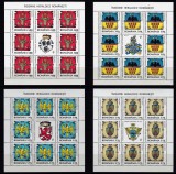 Cumpara ieftin RO 2008 &quot;Insemne Heraldice &quot;, LP 1816a ,serie 4 minicoli/8 serii+ 1 vinieta,MNH