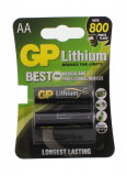 Baterie litiu GP R6 (AA) 2 buc/blister, G&amp;P