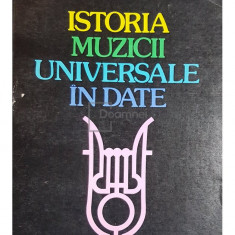 Iosif Sava - Istoria muzicii universale in date (editia 1983)