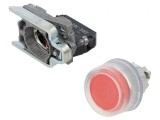 Comutator Apăsare 22mm NC Roșu 3A 240V