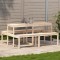 vidaXL Masă de picnic, 160x134x75 cm, lemn masiv de pin 832562