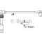 Set fise bujii OPEL VECTRA B Combi (31) (1996 - 2003) BOSCH 0 986 357 237