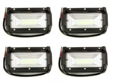 4 x 72W 24LED, camion, tractor, lumina de lucru, lumina de zi, SUV,ATV 10/48V