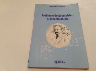 PROBLEME DE GEOMETRIE .. SI DINCOLO DE ELE GHEORGHE TITEICA,RF10/0 foto