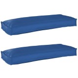 Cumpara ieftin Set de perne pentru palet 2 pcs Albastru regal 100 x 40 x 8 cm
