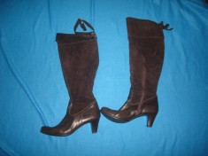 CIZME DE DAMA VERA GOMMA DE PIELE MARIMEA 40 ORIGINALE