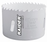 Carota bi-metal HSS cobalt pentru metal si inox diametru 25 mm RAIDER, Raider Power Tools