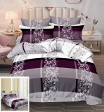 Cumpara ieftin Lenjerie Pat Victoria Sf018, Bumbac, 4 Piese, Fara Elastic, Alb, Gri, Lila