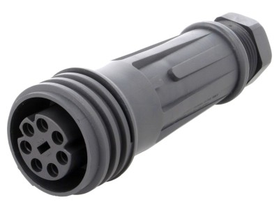 Conector circular mamă 7 pini IP68 foto