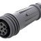 Conector circular mamă 7 pini IP68