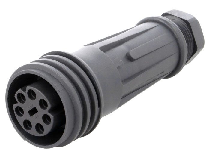 Conector circular mamă 7 pini IP68