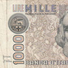 ITALIA 1.000 lire 1982 VF!!!