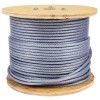 Tambur cablu otel zincat Micul Fermier, plastifiat, diametru 4-5.5mm, lungime 100m FarmGarden AgroTrade