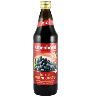 Suc de Struguri Rosii cu Fier Bio 750ml Haus Rabenhorst foto