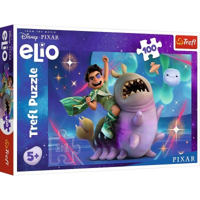 PUZZLE TREFL 100 DISNEY PIXAR ELIO SI AVENTURA SPATIALA foto
