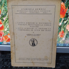 R. Rosetti, 1 Câteva scrisori și documente turcești.. 2 Două scrisori.. 1940 192