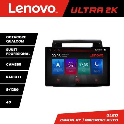 Navigatie Toyota LandCruiser 2008-2015 N-381 ecran 13&quot; 2K 8+128 Android Waze USB Navigatie 4G 360 Toslink Youtu v1 CarStore Technology