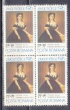 A11 TX10 4 - 1976 - Ziua marcii postale romanesti - bloc de patru timbre