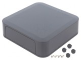Carcasă ABS gri &icirc;nchis 150x150x45 mm