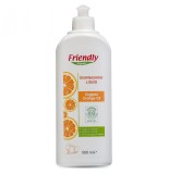 Detergent de vase manual cu portocale, 500ml, Friendly Organic