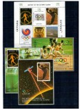 Guyana 1987 - Jocurile Olimpice Seoul, sport, colite si bloc neuzat