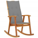 vidaXL Balansoar cu perne, lemn masiv de acacia 3064180