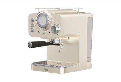 Espressor manual Zilan ZLN2992 Crem,15 Bar, 1.25 l, 1100W, Design Retro foto