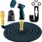 Furtun extensibil 15m, 10 funcții, anti-strangulare, albastru