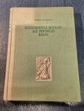 Instrumentele muzicale ale poporului roman Tiberiu Alexandru