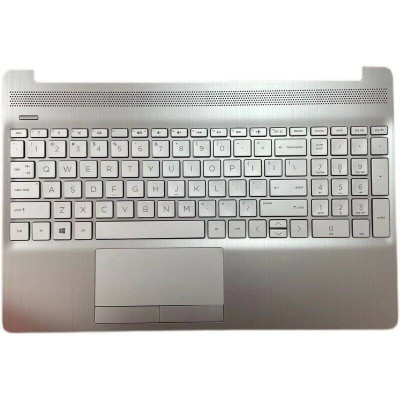 Carcasa superioara cu tastatura palmrest Laptop, HP, 250 G9, 255 G9, argintie foto