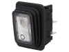 Rocker DPST Alb ON-OFF 20A 250VAC IP40 IP65 Frontal