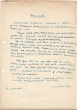 A3529N Corneliu Leu, act scris și semnat olograf, 1959