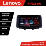 Navigatie Hyundai Kona Lenovo Kit-1058 8 core QLED 2K 8+256 360 Android Waze USB Navigatie Internet Youtube Radio CarStore Technology