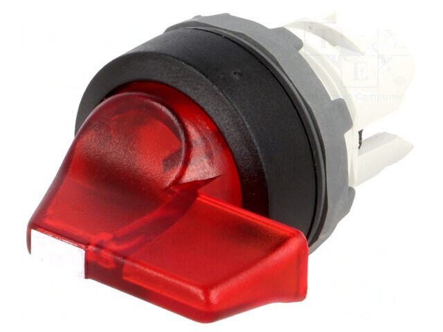 Comutator Rotativ 22mm 3 Pozitii Rosu IP66