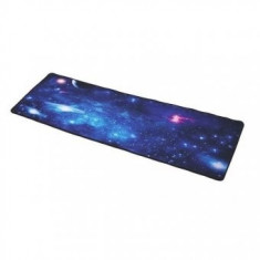 Pad pentru Mouse si Tastatura Antiderapant 88 x 30 cm Galaxy foto