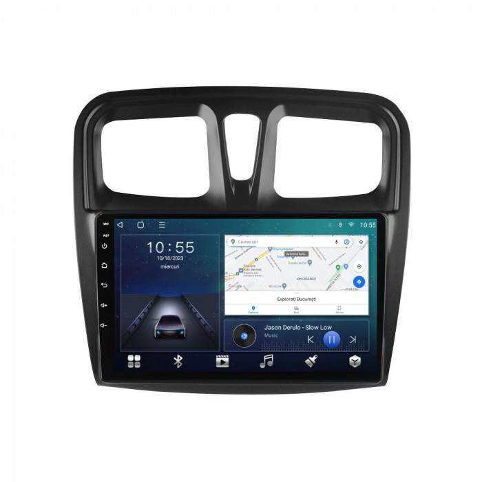 Navigatie dedicata cu Android Dacia Logan II 2012 - 2020, 2GB RAM, Radio GPS