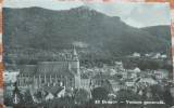 Carte postala, Brasov, vedere generala, 1938