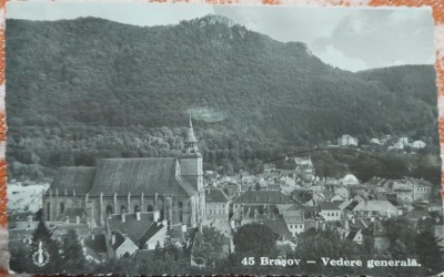 Carte postala, Brasov, vedere generala, 1938 foto