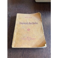 Ioan Petrovici - Impresii din Italia (1930)